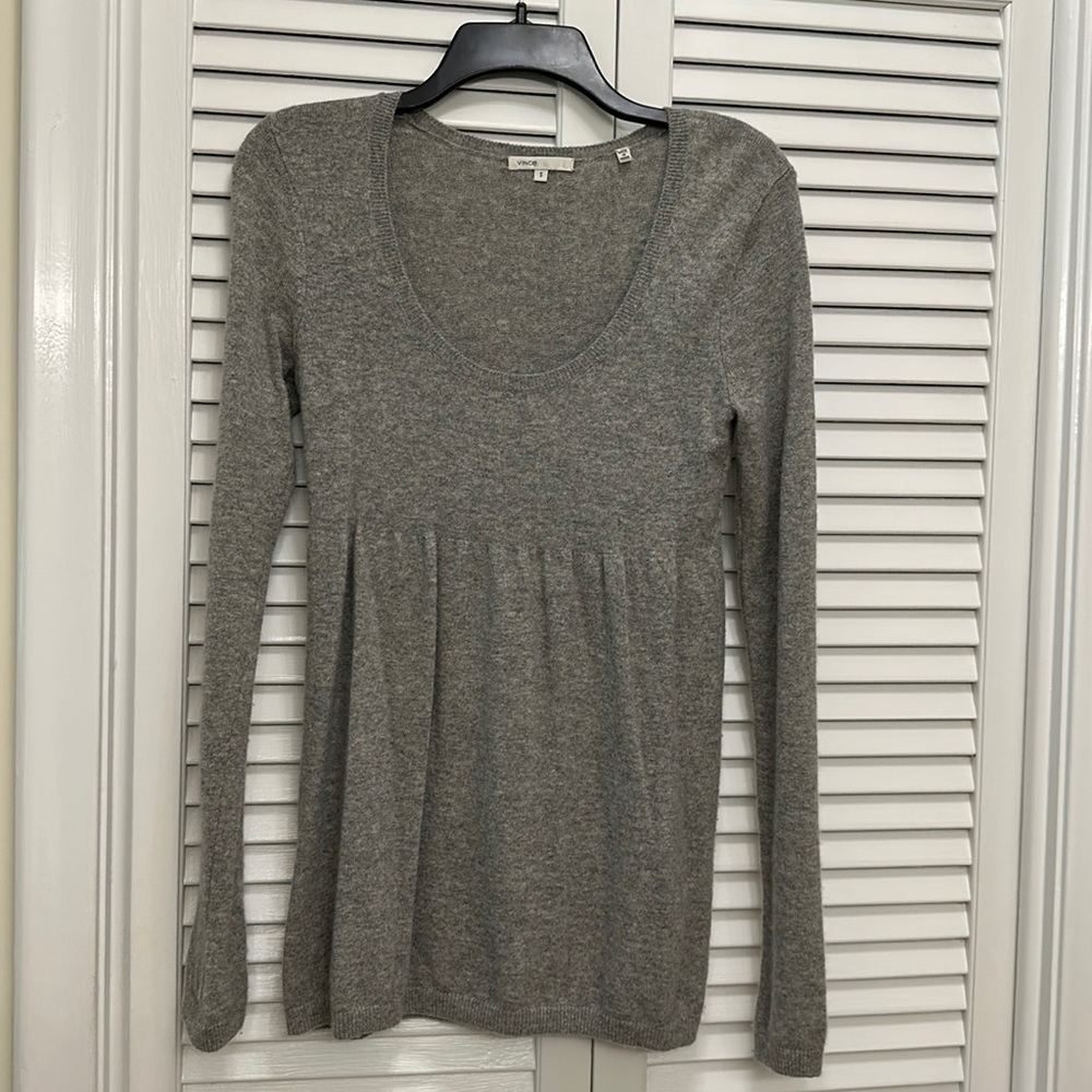 Vince Sweater Shirt, Size Small, Gray